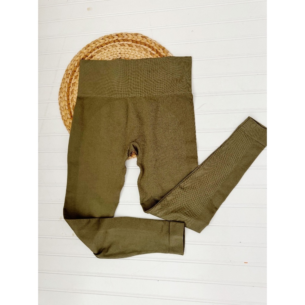 Set Active 7/8 leggings Tights Olive M